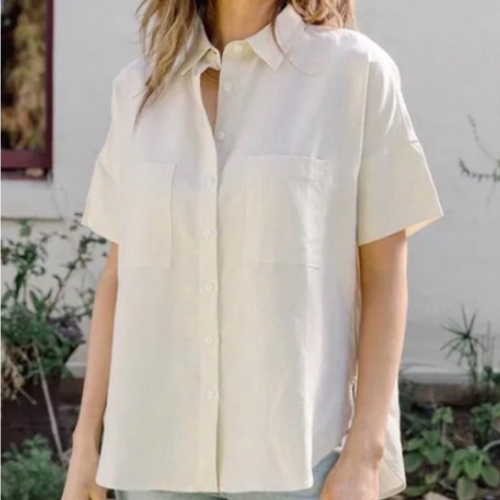 Tradlands Box Top Short Sleeve Button-Up Shirt (XXS)